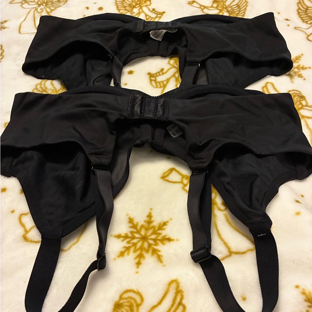 EUC Wacoal  2 Black Women's Intimate Wire Bras No Padding Molded Cups 38D - Picture 7 of 9